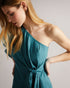 LAUICA-Dresses-Make an entrance in LAUICA. This asymmetric mini dress has all the markings of a shop-stopping piece, from its bold silhouette to its finer details. Pair with heels and a simple clutch for the ultimate glam outfit.This product is made from 59% European Flax Linen. It is farmed using no irrigation and no pesticides, helping to reduce water and chemical usage. Mini dress One shoulder Tie waist Linen blend Puff sleeve Our model is 5'10" / 1.78m and wears a Ted size 1- Ted Baker Romania